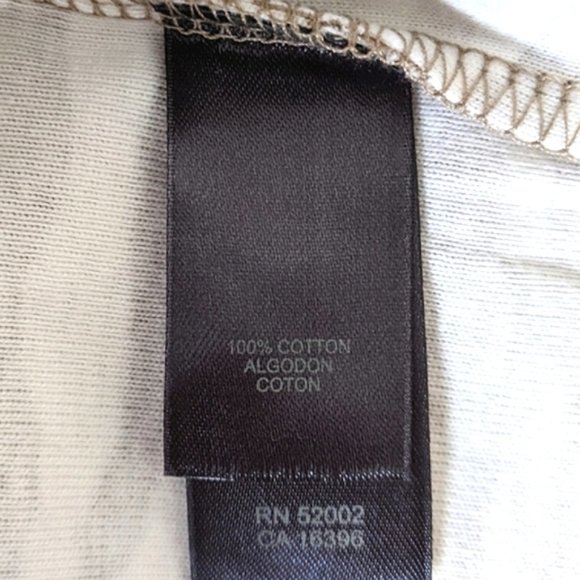 Liz Claiborne Short Sleeve Boatneck Shirt, Tan / Off-white Zebra Print - Picture 6 of 7